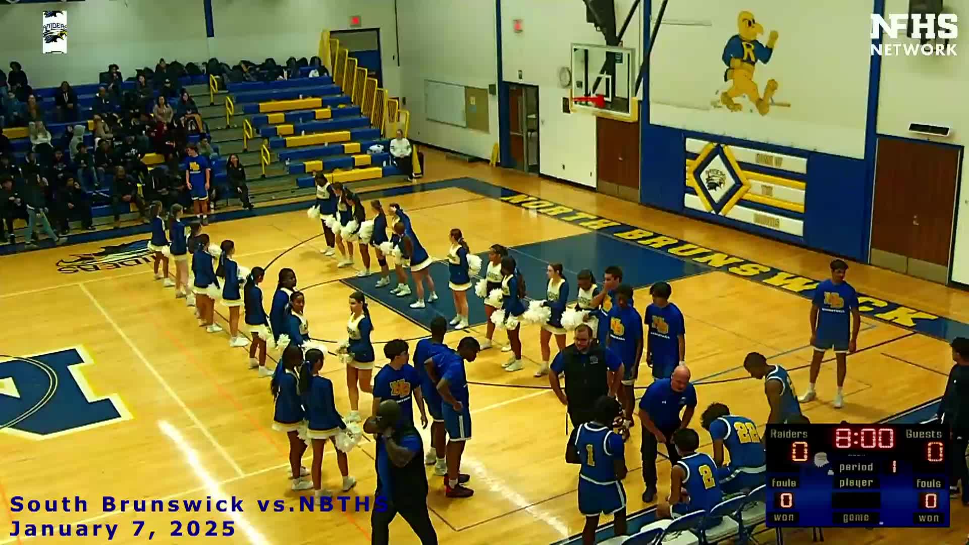 Boys High School Basketball - South Brunswick vs. NBTHS - 1/7/2025