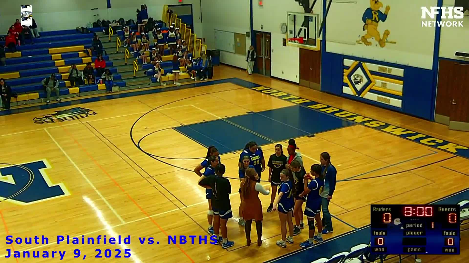 Girls High School Basketball - South Plainfield vs. NBTHS - 1/9/2025