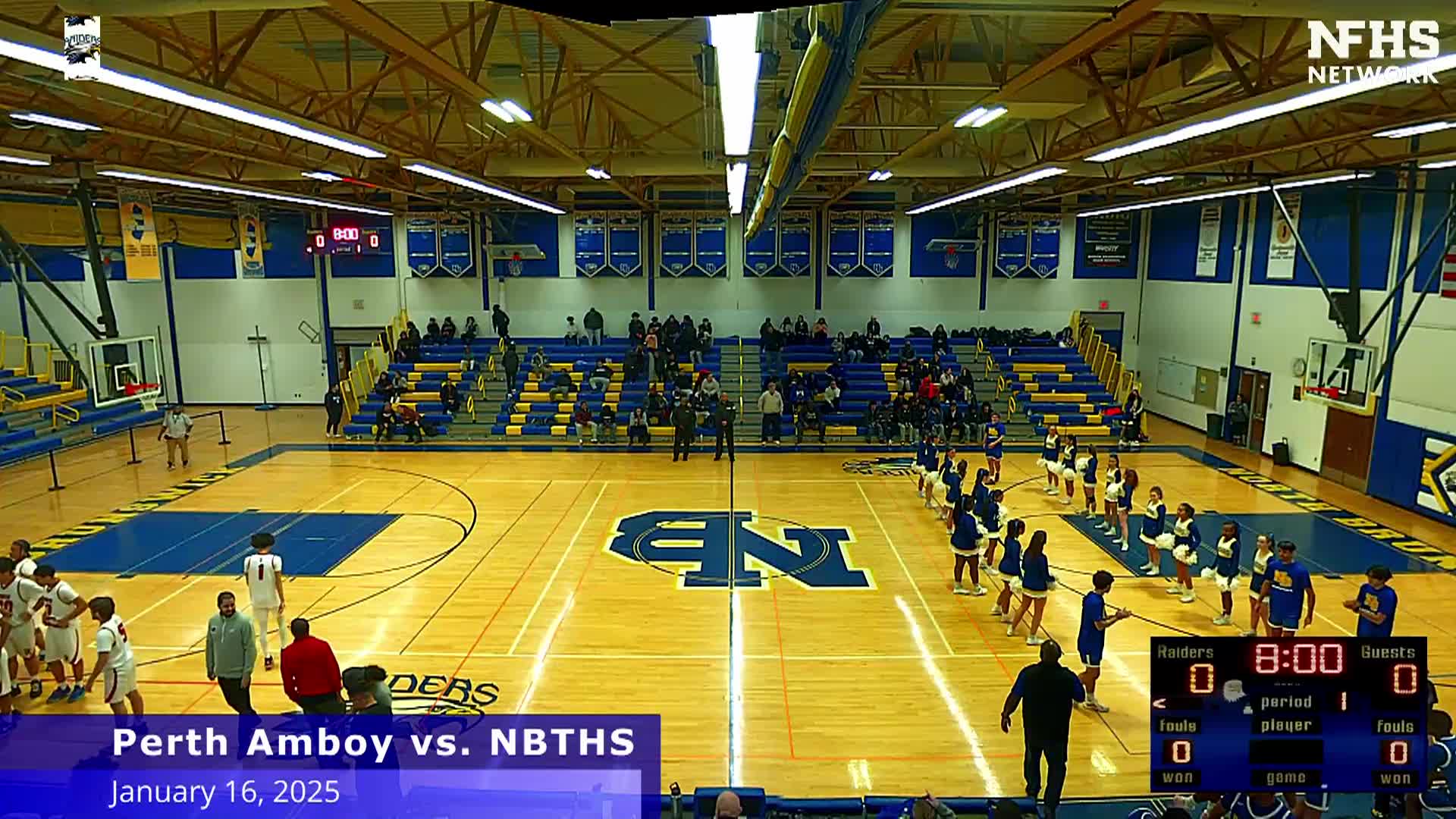 High School Boys Basketball - Perth Amboy vs. NBTHS - 1/16/2025