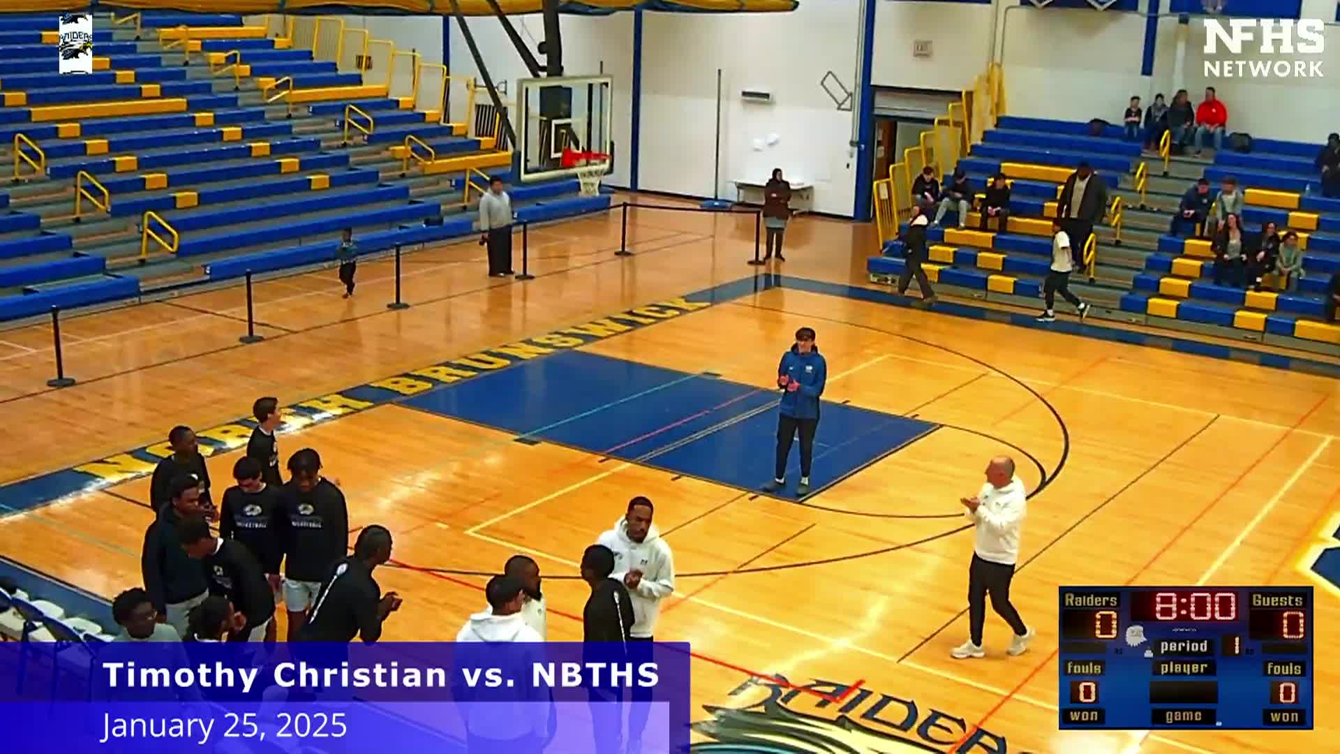 Boys High School Basketball - Timothy Christian vs. NBTHS - 1/25/2025