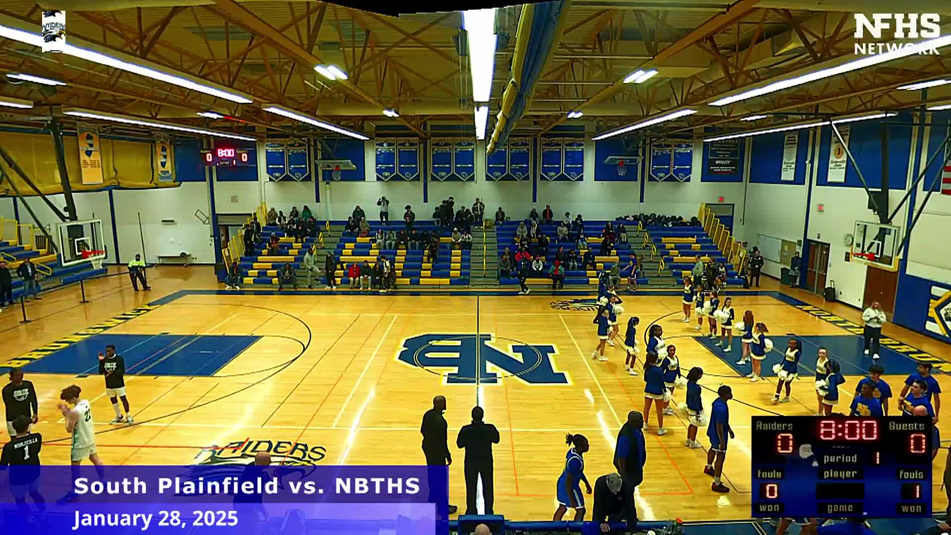 High School Boys Basketball - South Plainfield vs. NBTHS - 1/28/2025