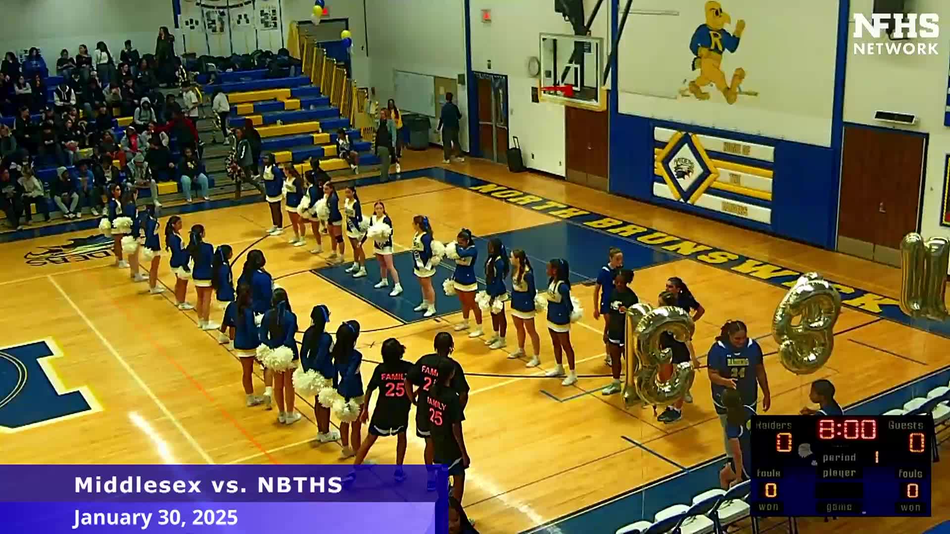 High School Girls Basketball - Middlesex vs. NBTHS - 1/30/2025