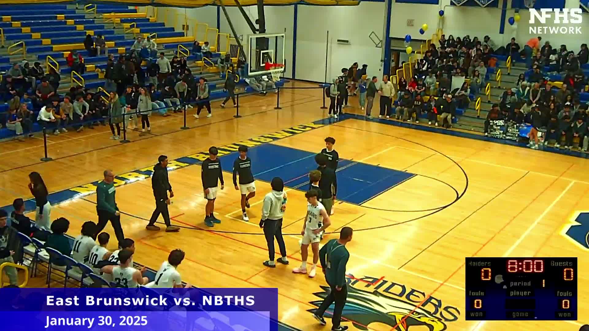 High School Boys Basketball - East Brunswick vs. NBTHS - 1/30/2025