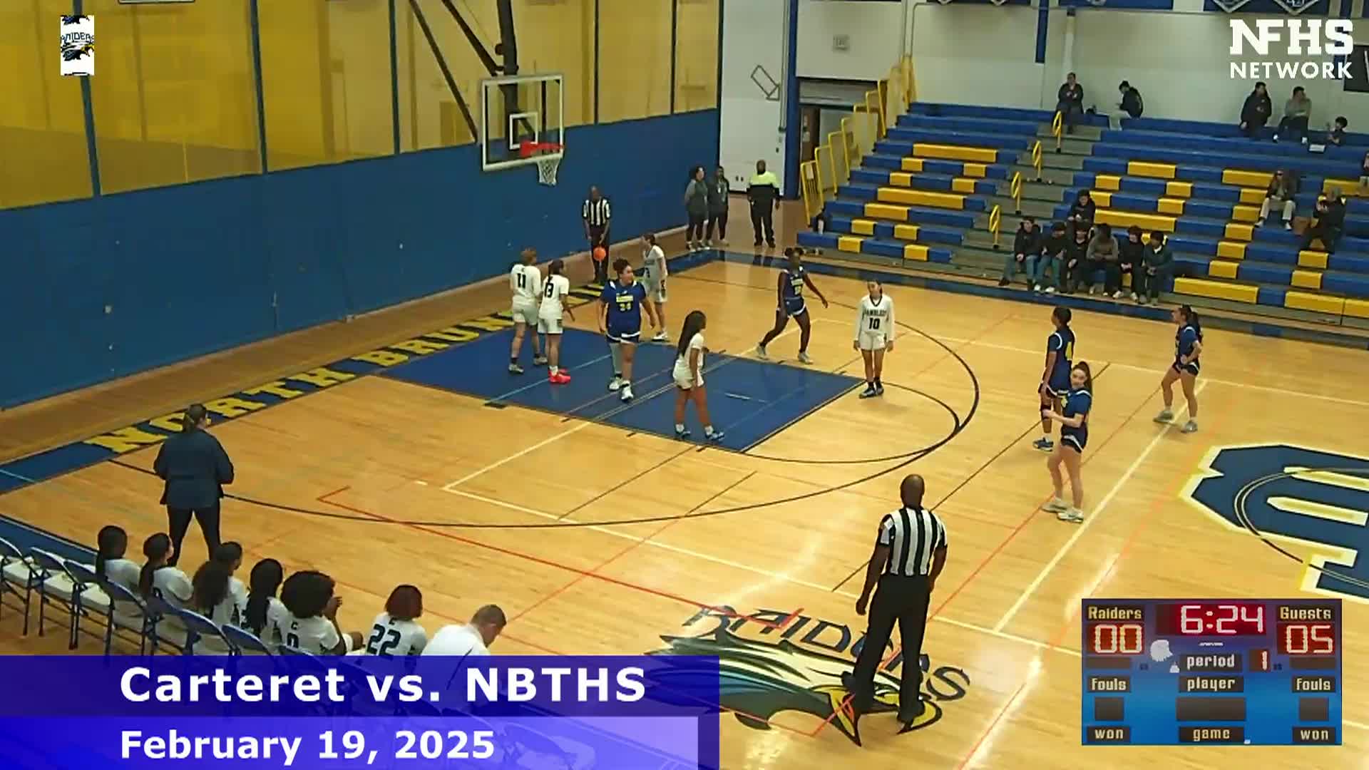 Girls High School Basketball - Carteret vs. NBTHS - 2/19/2025