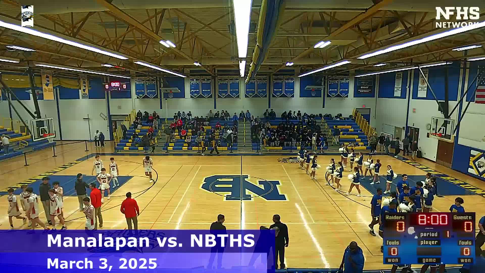 High School Boys Basketball - Manalapan vs. NBTHS - 3/3/2025