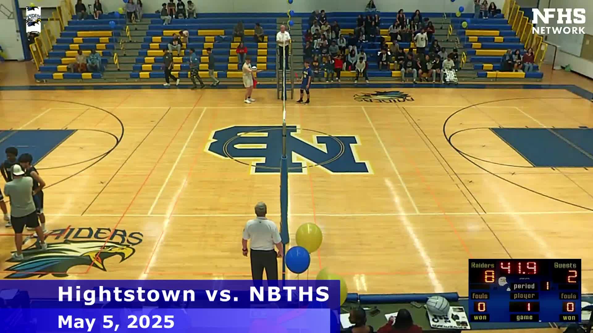 High School Boys Volleyball - Hightstown vs. NBTHS - 5/5/2025
