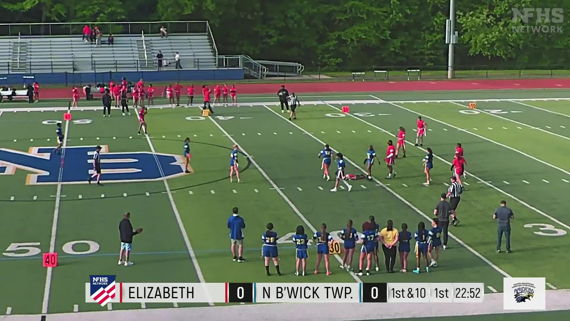 High School Girls Flag Football - Elizabeth vs. NBTHS - 5/7/2025