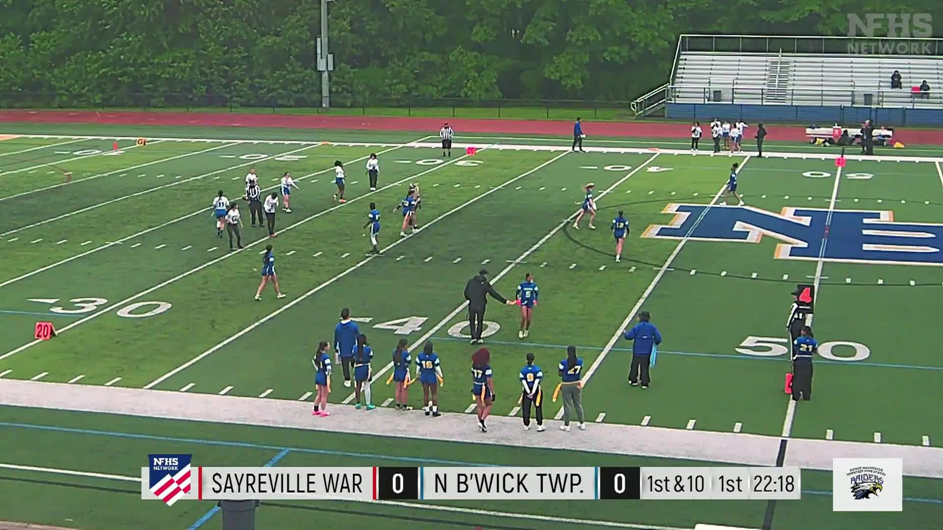 High School Girls Flag Football - Sayreville vs. NBTHS - 5/14/2025