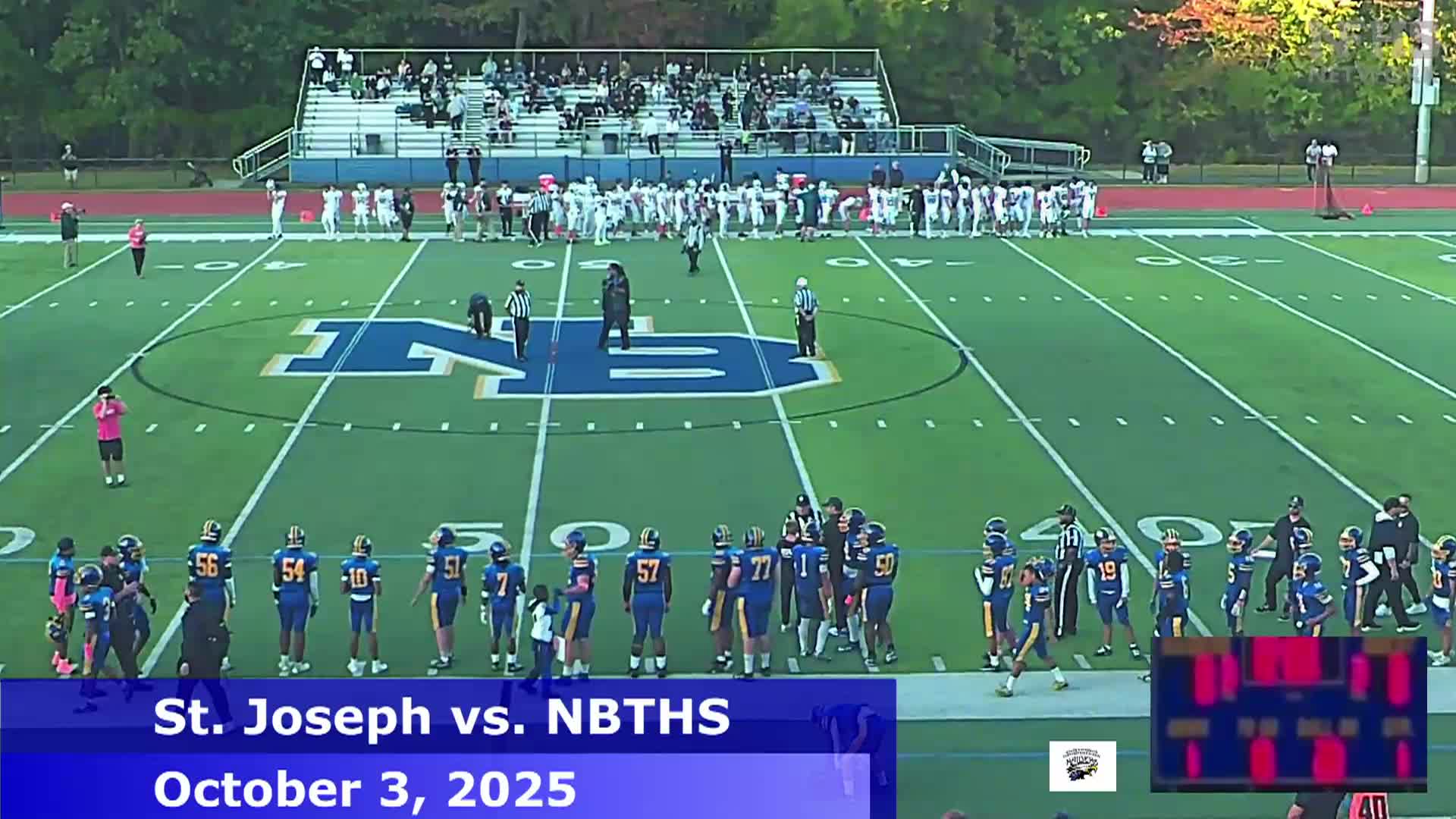 High School Football - St. Joseph vs. NBTHS - 10/3/2025