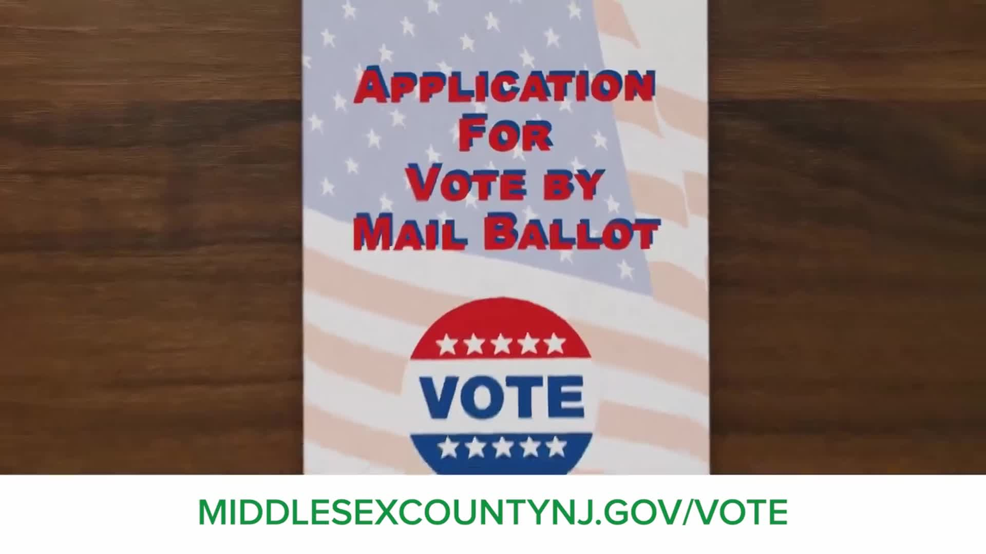Middlesex County Vote 2021 - You Can Vote by Mail PSA