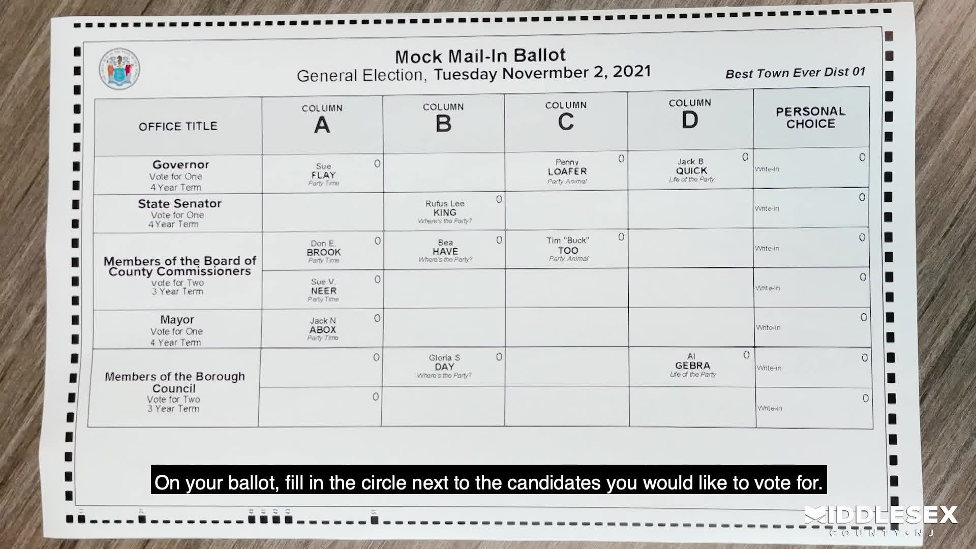2021 General Election Vote by Mail PSA