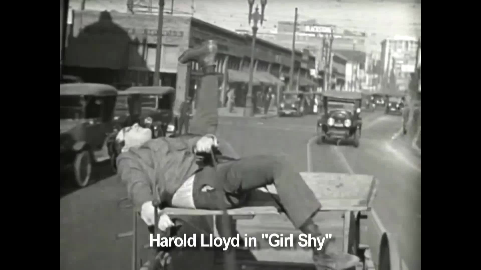 Classic Movies - Silent Film Comedian Harold Lloyd